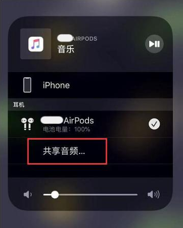 承留镇苹果14音频维修点分享iPhone14音频共享设置方法 