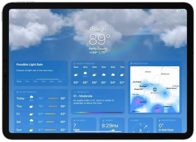 承留镇苹果手机维修分享iOS 16 天气应用有哪些新变化 