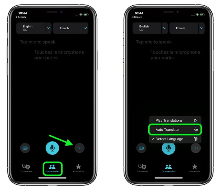 承留镇苹果手机维修分享iOS 15 “翻译” App 新改进 
