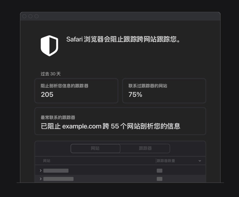 承留镇苹果手机维修分享如何在 Safari 浏览器中查看和打开隐私报告 